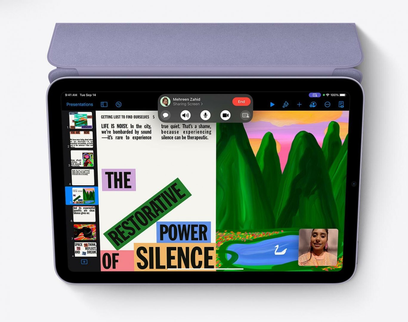 iPad mini 6 SharePlay