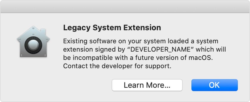 System extensions